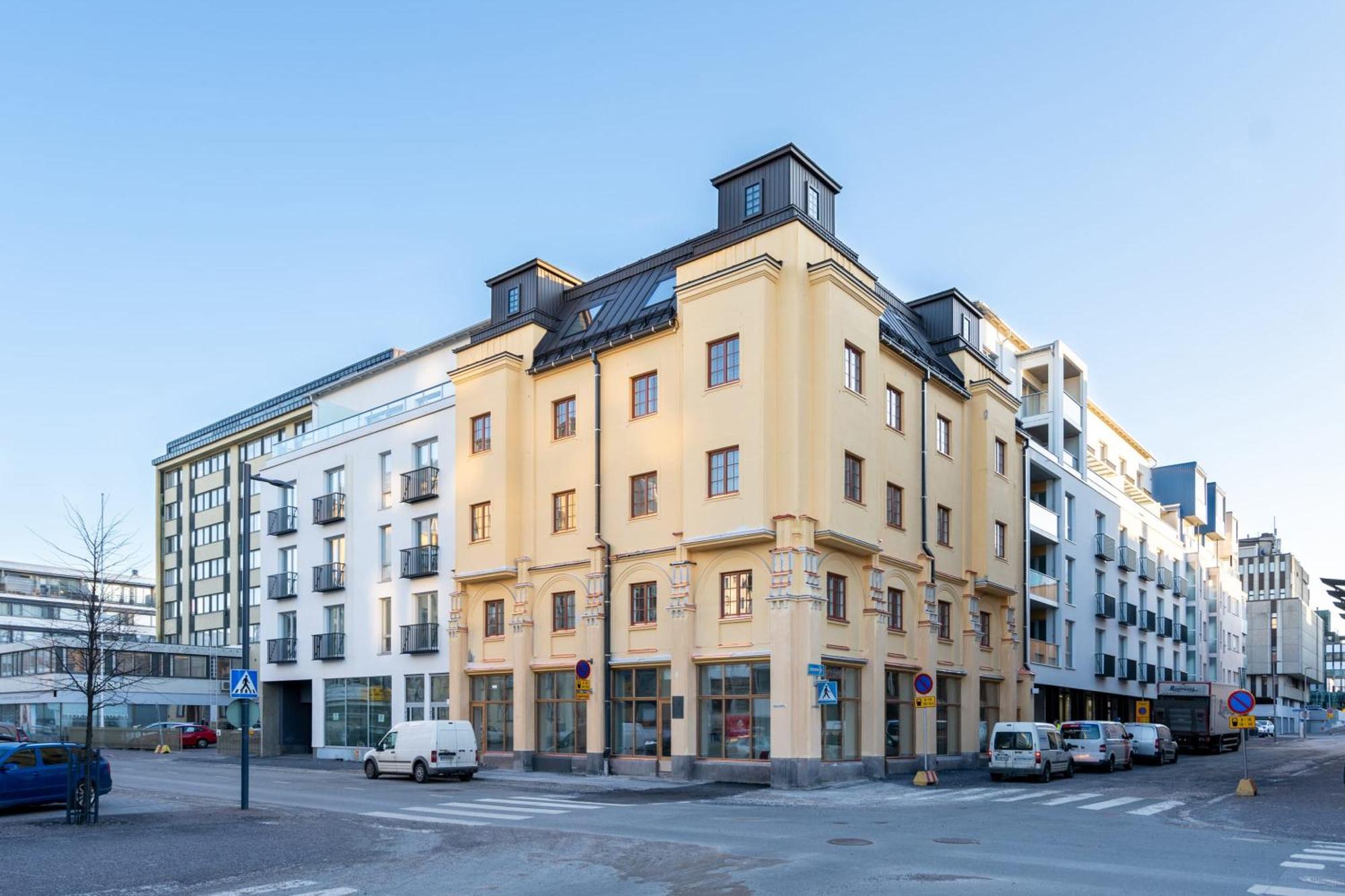オウルRoost Pakkahuone - 3H, Autopaikka Ja Saunaアパートメント 部屋 写真